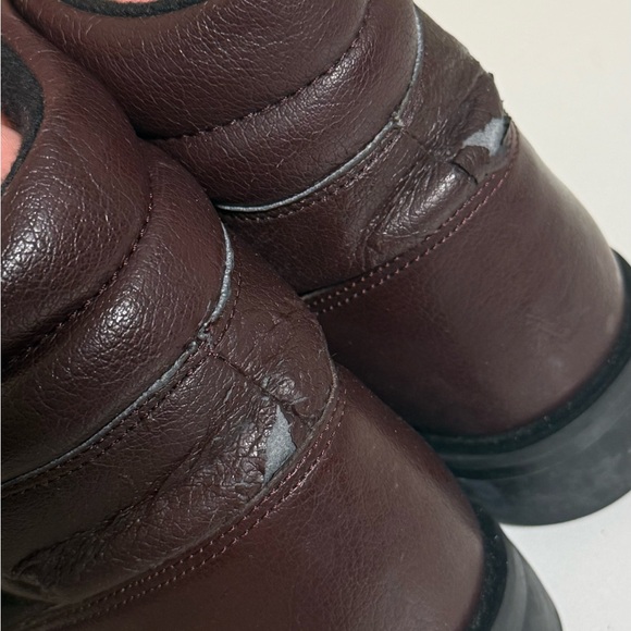 Tomy Lama Mens Briar Pitstop TW2006 Brown Leather Waterproof Work Boots 6.5 EE - Picture 3 of 8